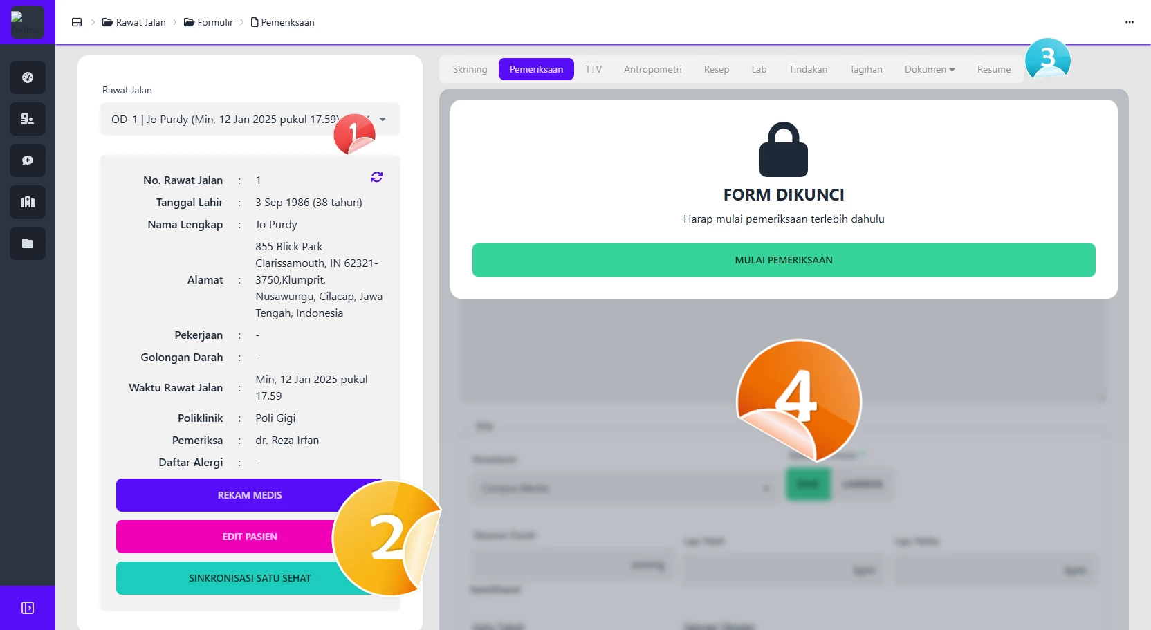 Tampilan Rawat Jalan